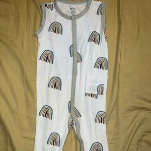 Kyte baby Aloe Rainbow sleeveless romper